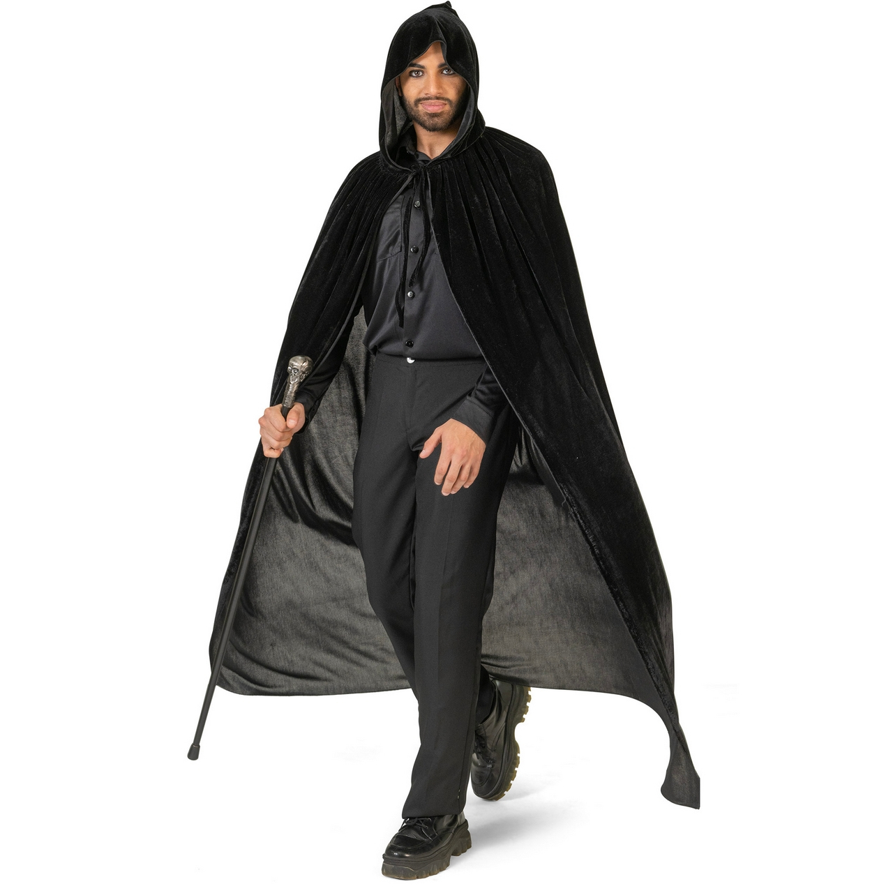 Velvet Zwarte Cape Unisex