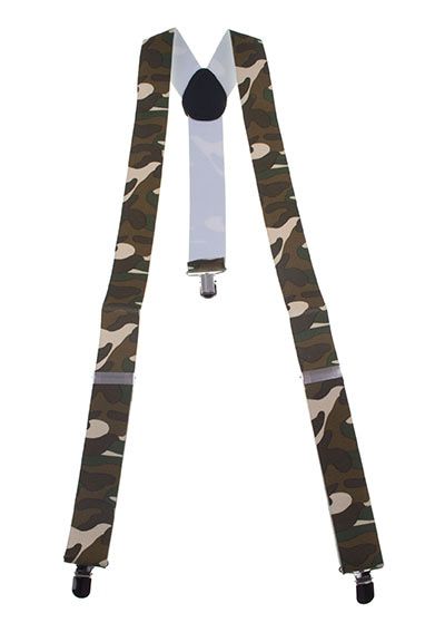 Camouflage Suspenders General Patton