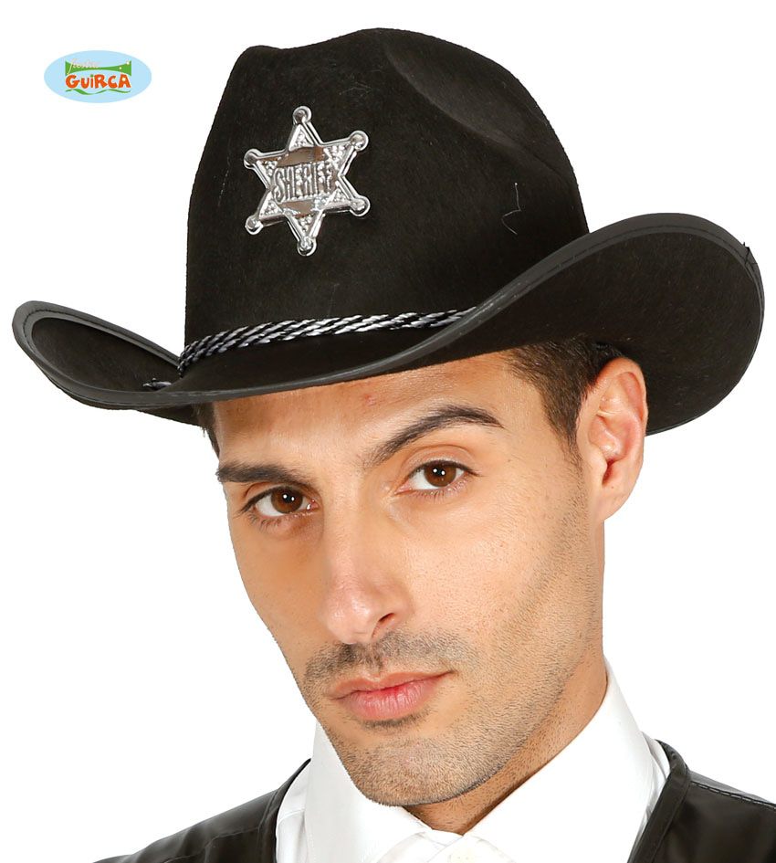 Sheriff Hut Schwarz Mit Star Nebraska