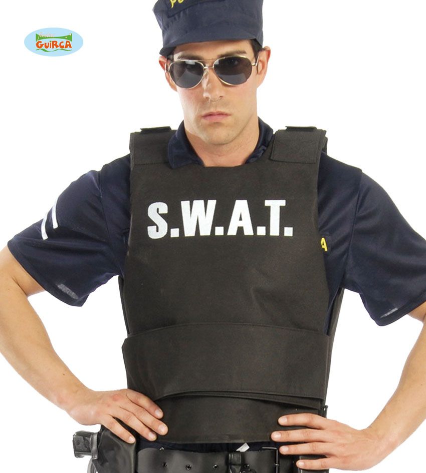 S.w.a.t. Kogelvrij Vest Man Kostuum