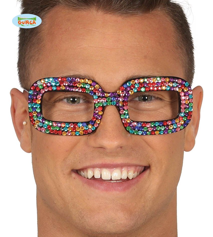 Mehrfarbige Brille Popstar