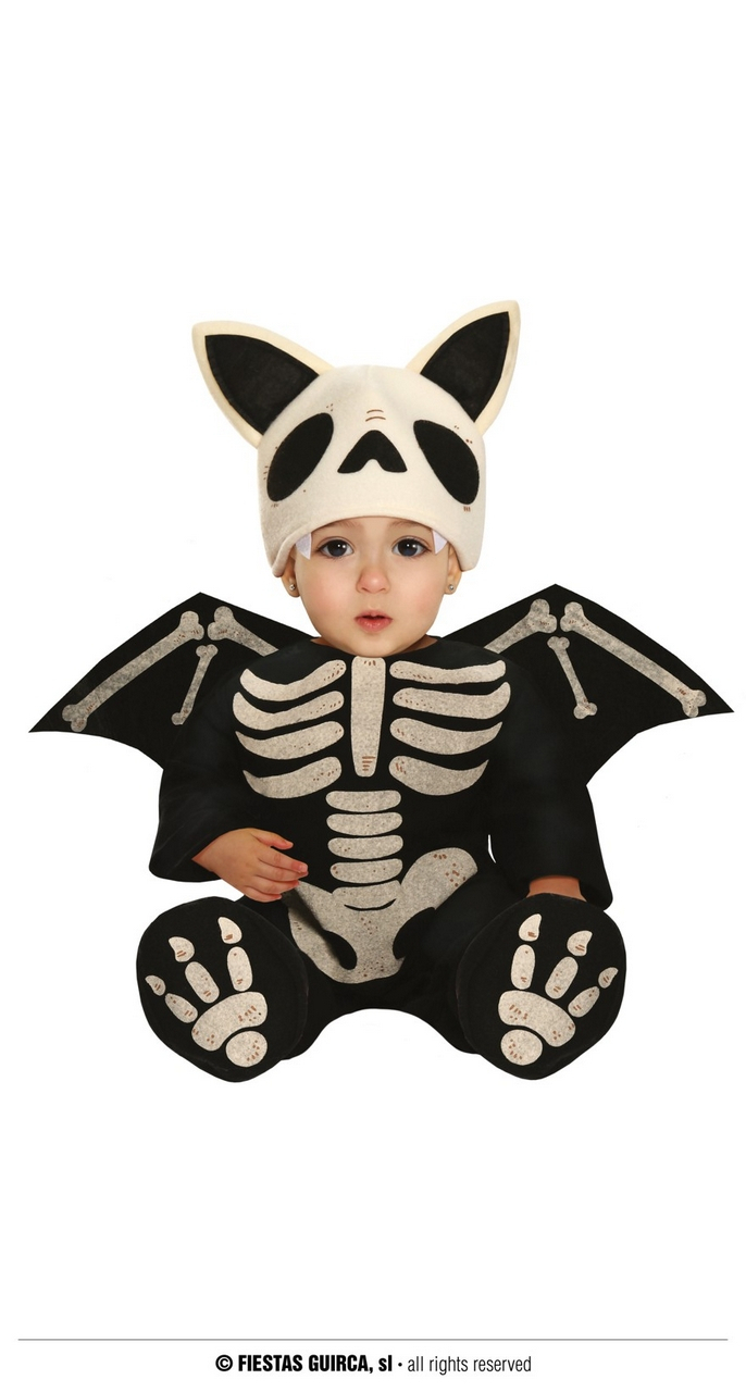 Spooky Skeleton Bat Kostüm für Kinder