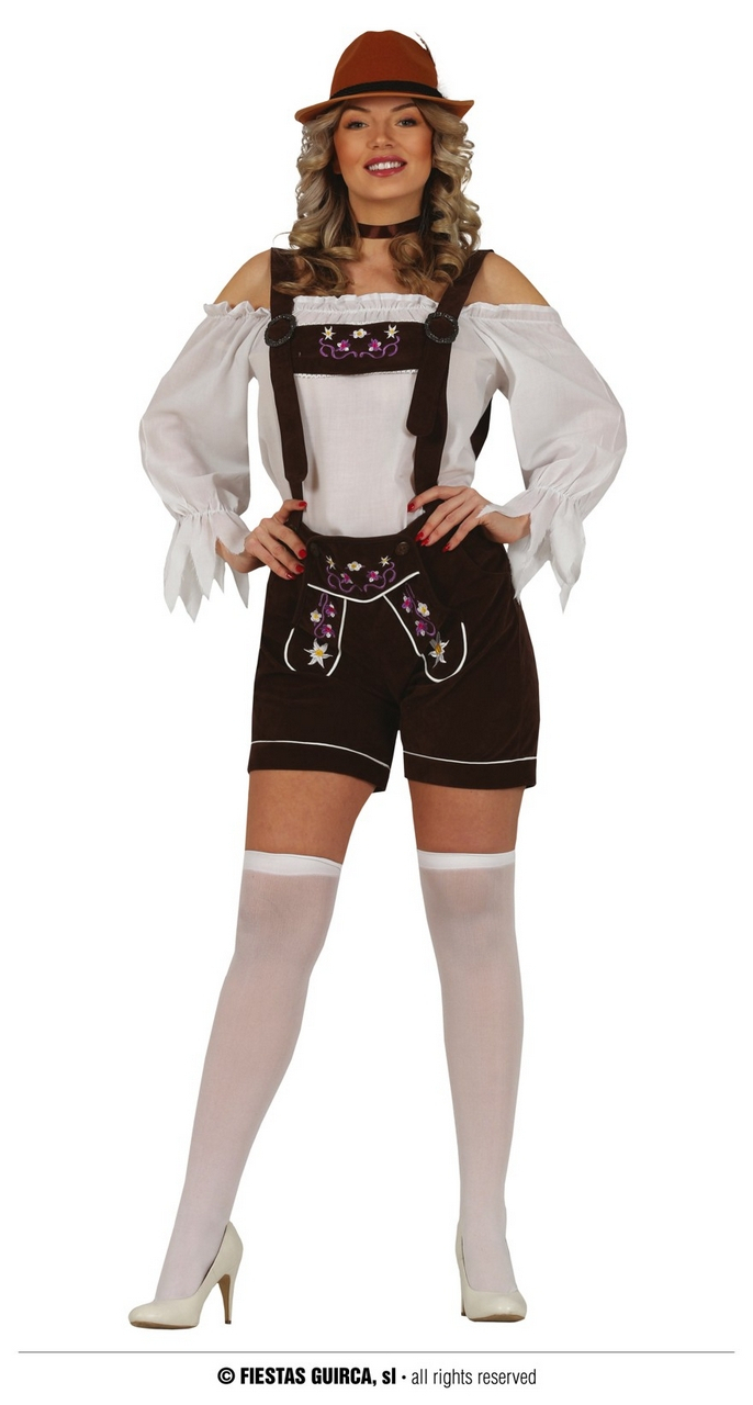 Kurze Sexy Lederhosen Brenda Damen