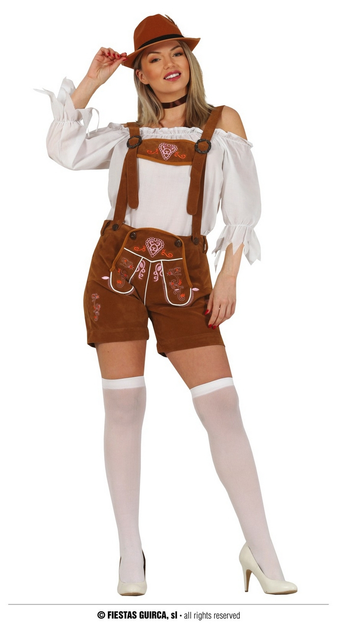 Kurze Sexy Lederhosen Lotte Damen