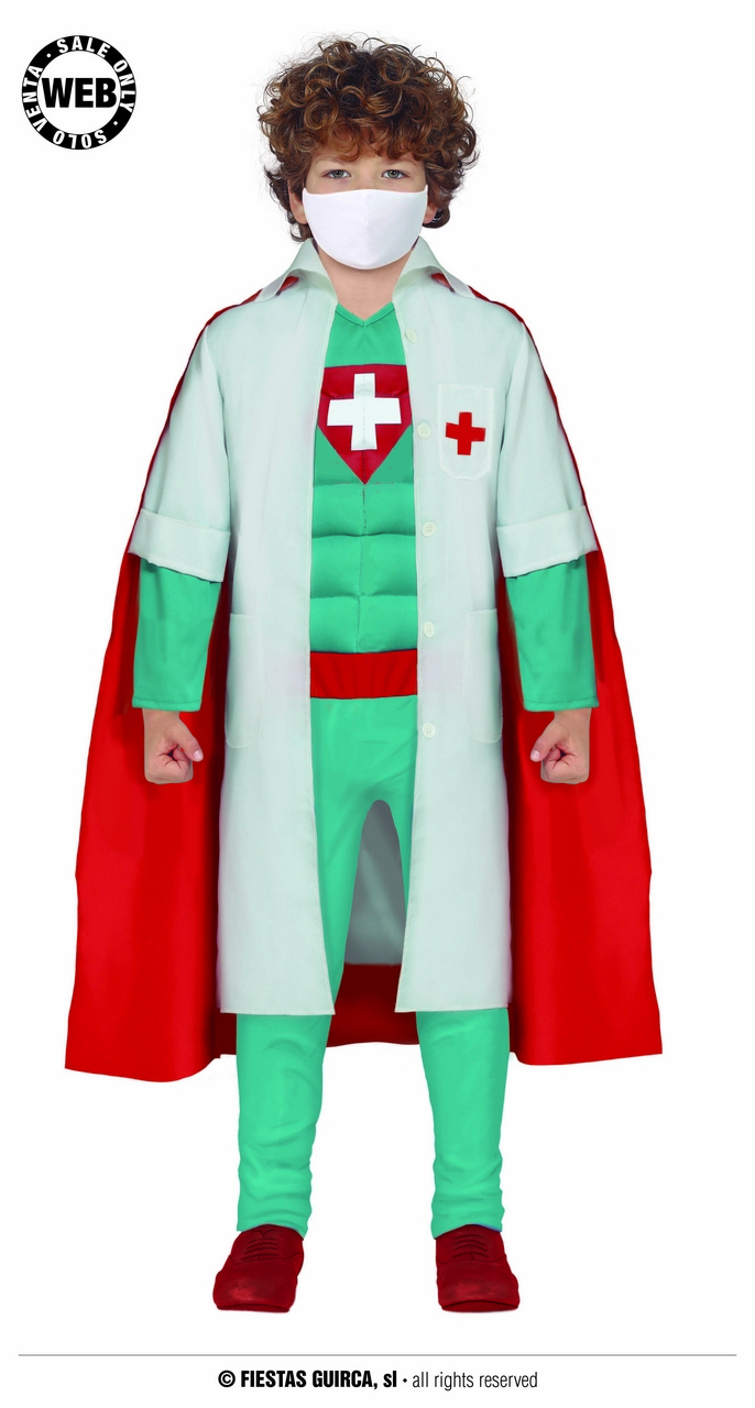 Super Doctor Rot The World Kostüm für Jungen