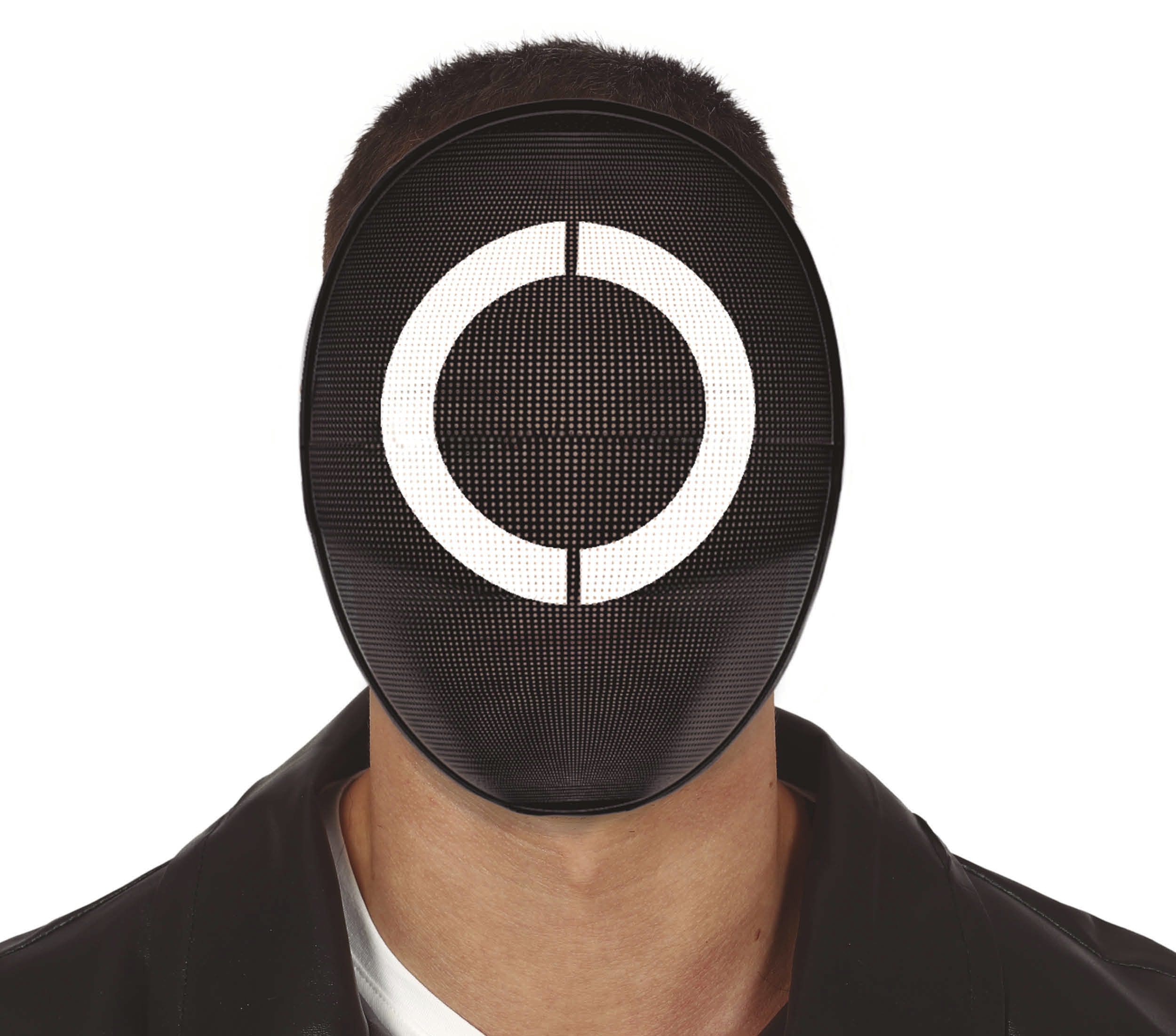 Squid Game Masker Zwart Rond Worker