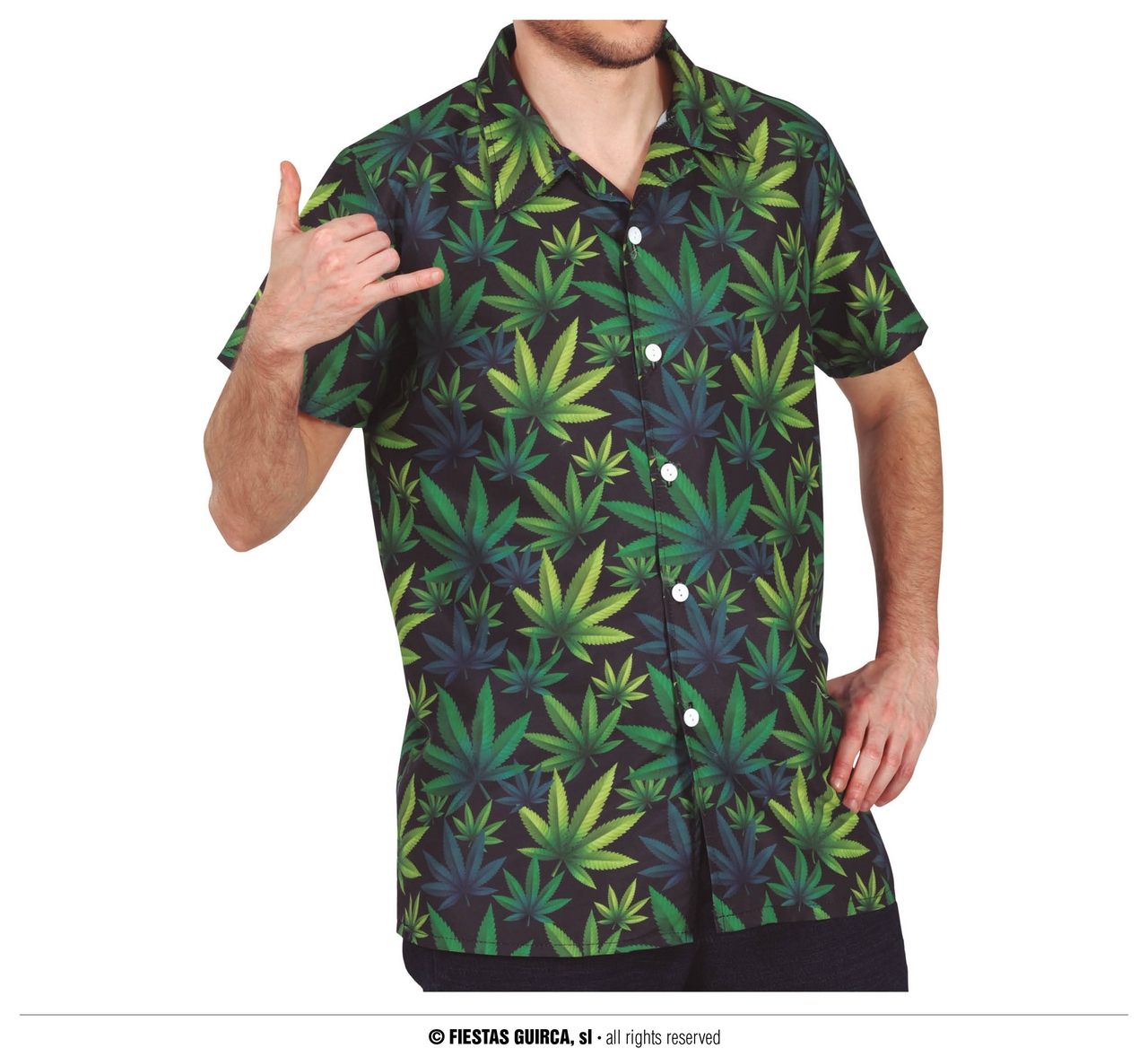 Relaxing Weed Blouse Herren