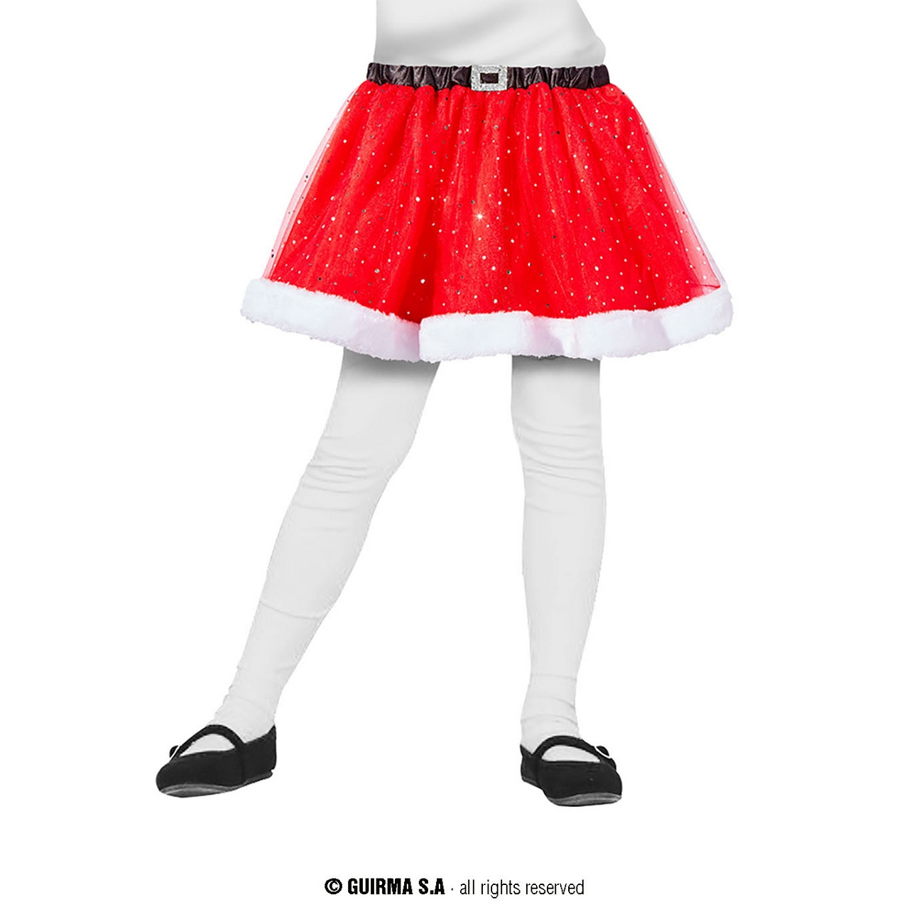 Glitter Tutu Little Santa Rood Kind Mädchen