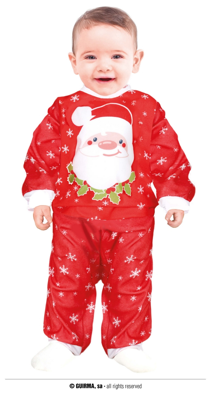 Schattige Rode Jumpsuit Santa Baby Kostüm für Kinder