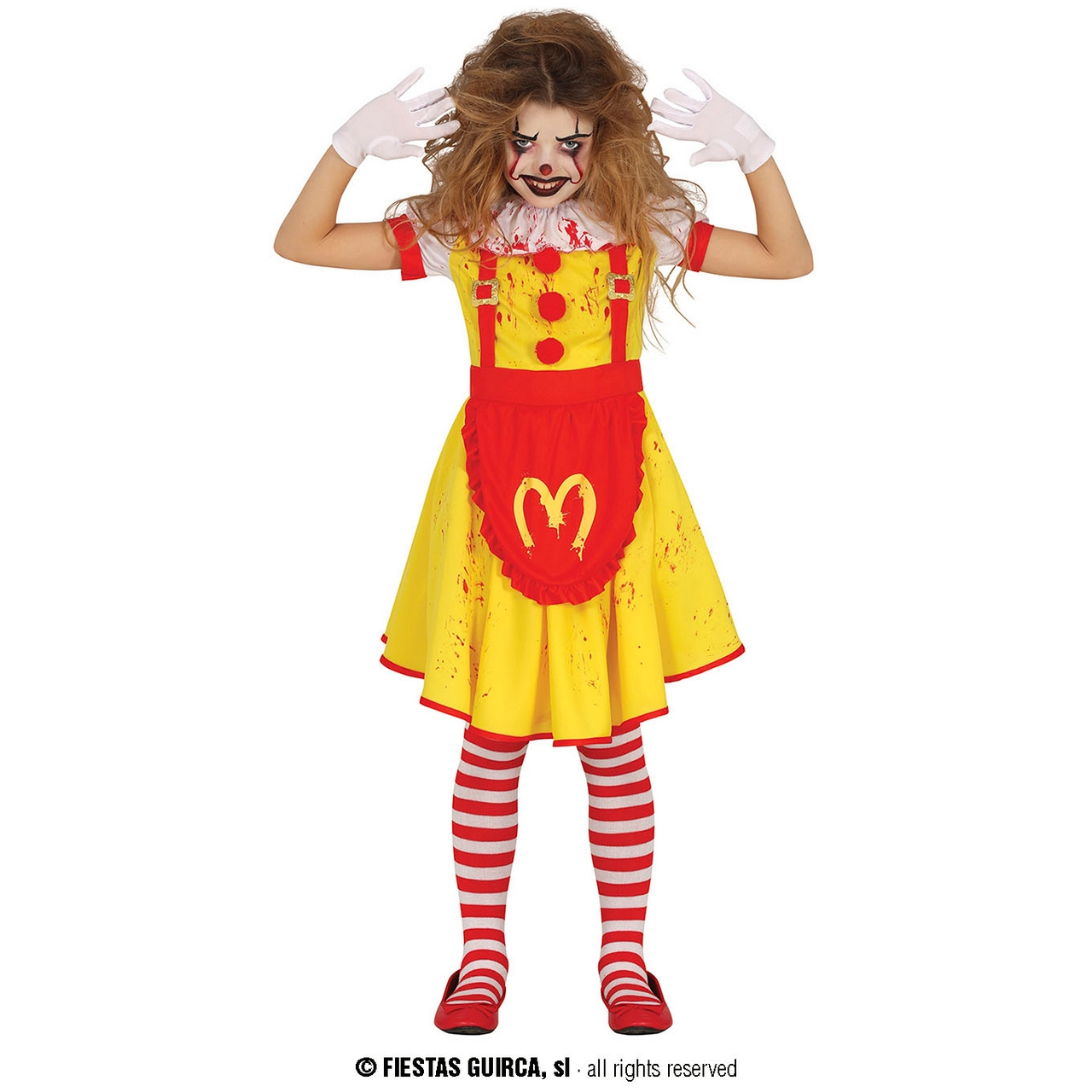 Missy Mckiller Clown Kostüm für Mädchen