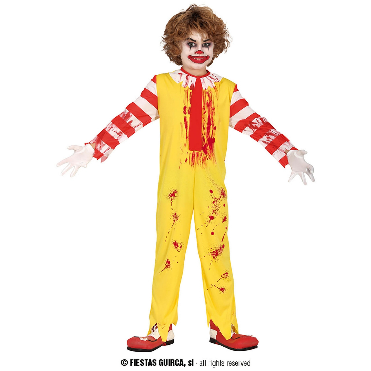 Scary Mcfastfood Clown Kostüm für Kinder