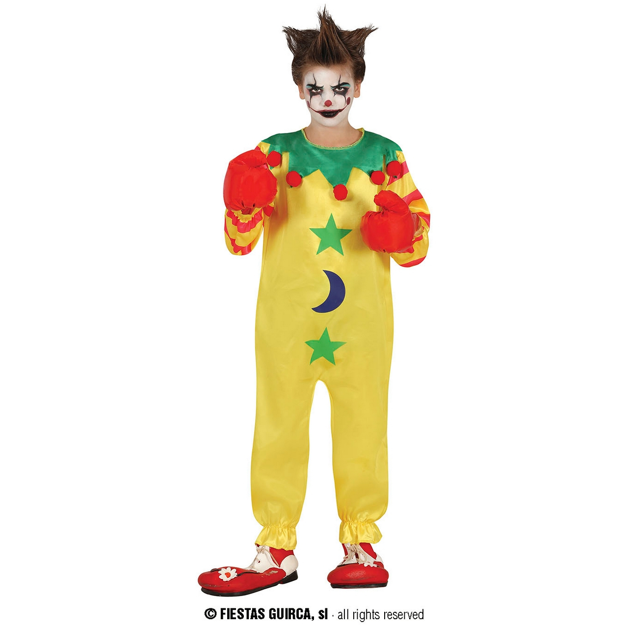 Killer Clown Kenny Kostüm für Kinder