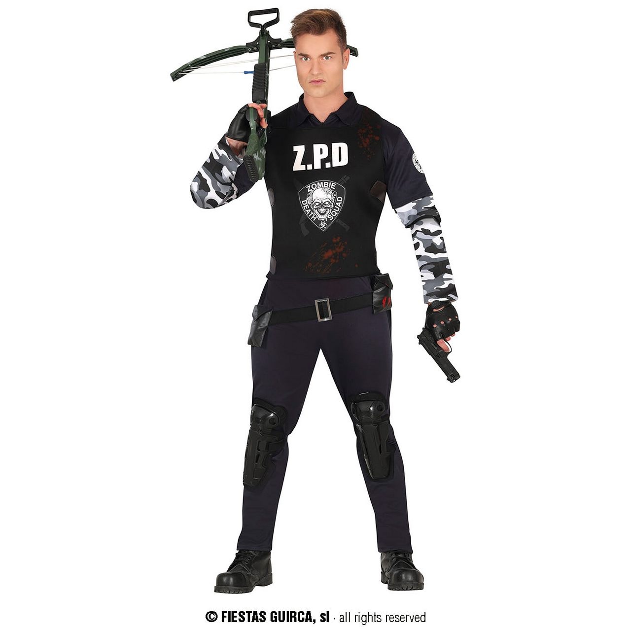 Zpd Zombie Police Department Security Herrenkostüm