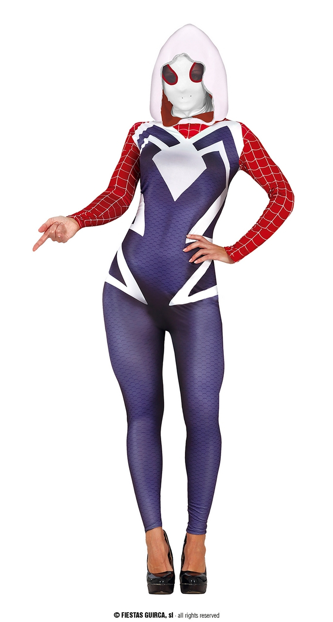 Mysterieuze Spiderlady Superheldin Damenkostüm