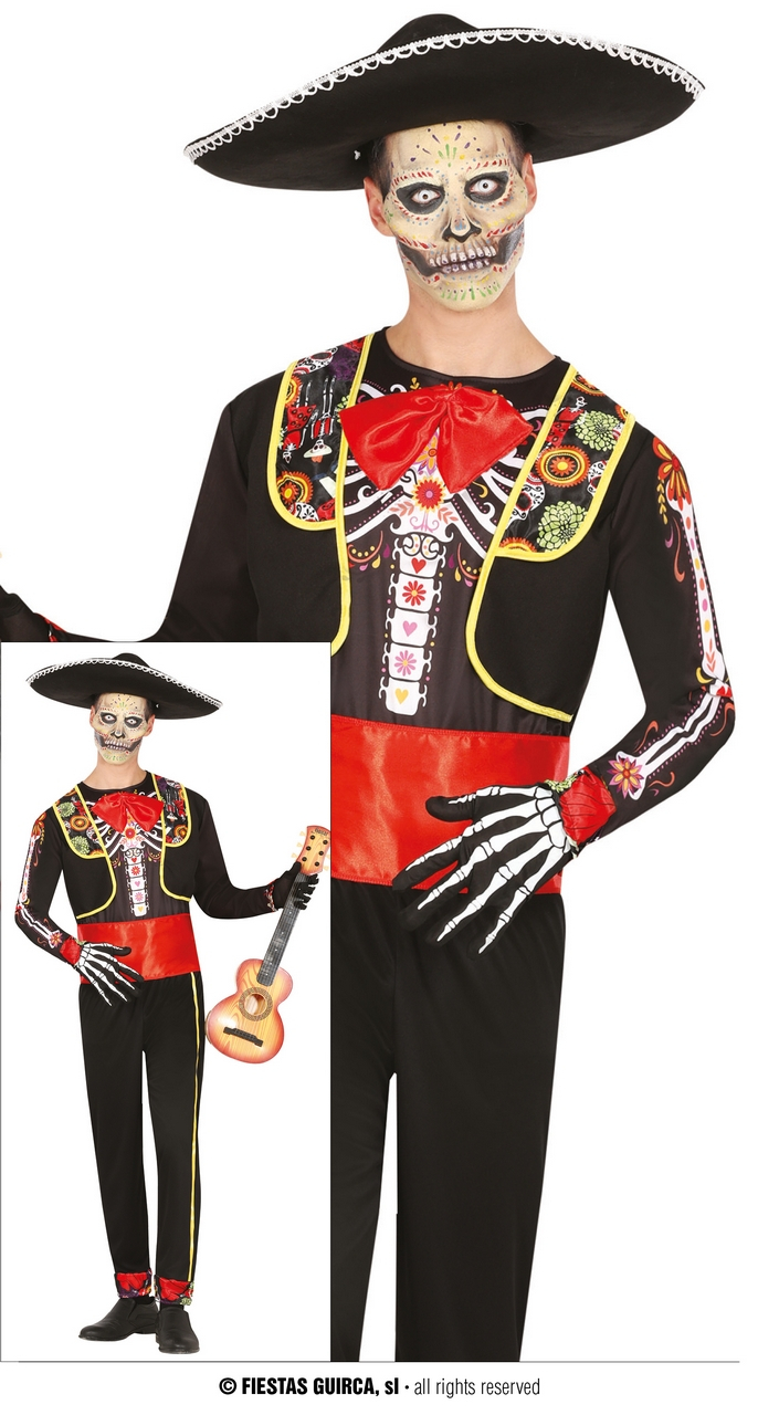 Langst Spelende Mariachi Bandlid Herrenkostüm