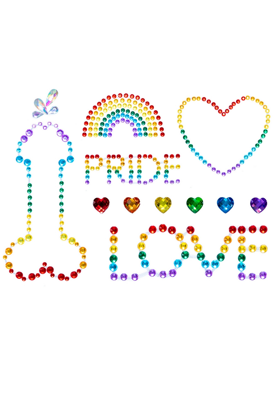 Pride Love Bodystickers Regenboog