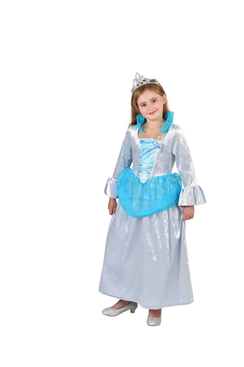 Prinzessin Blue Ice Kostüm für Mädchen