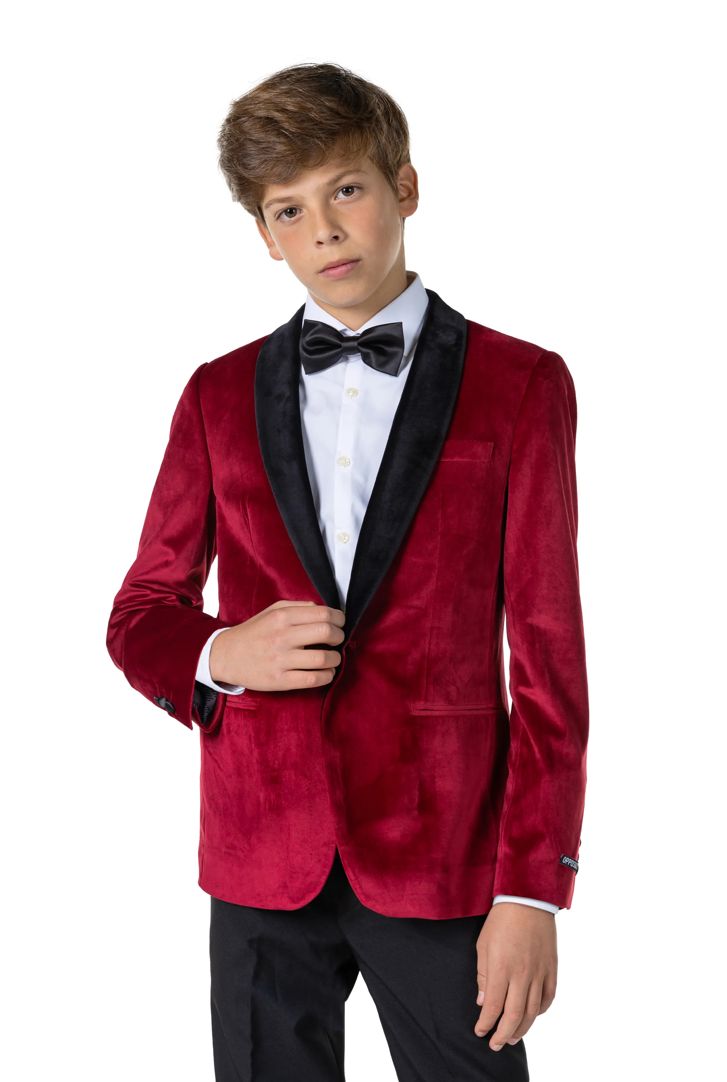 Teen Junges Gala Silvester Colbert Rot Jungen