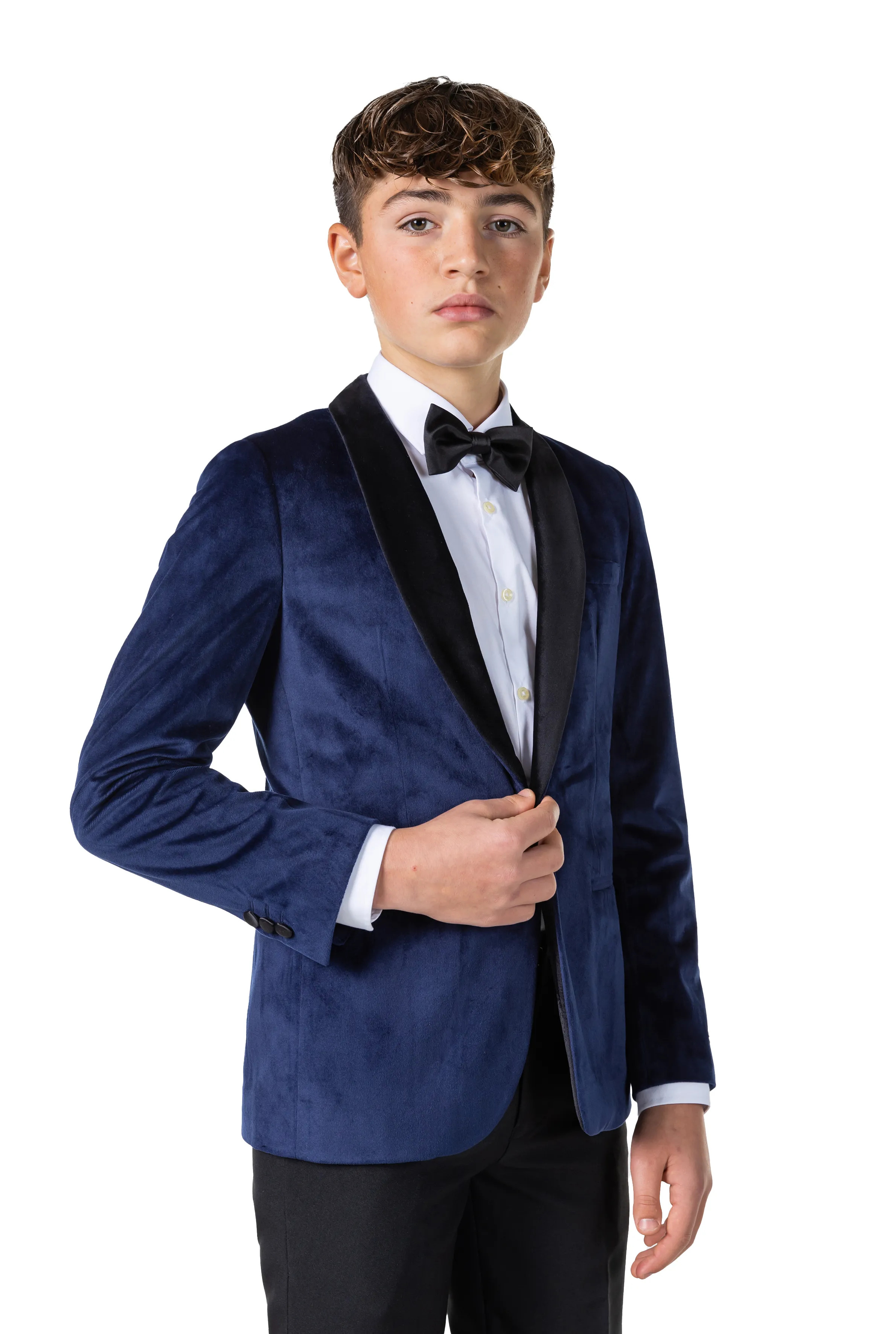 Teen Junges Gala Silvester Colbert Blauw Jungen