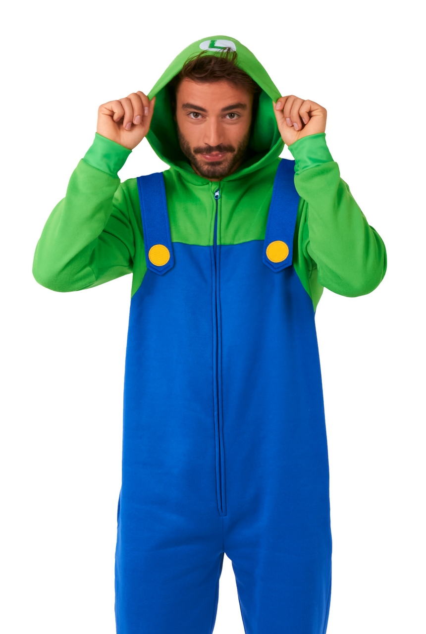 Lustiger Super Klempner Luigi Strampler Unisex Kostüm