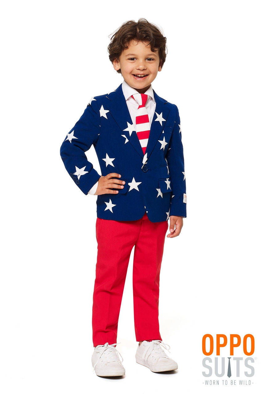 Stars & Stripes USA Kostüm für Jungen