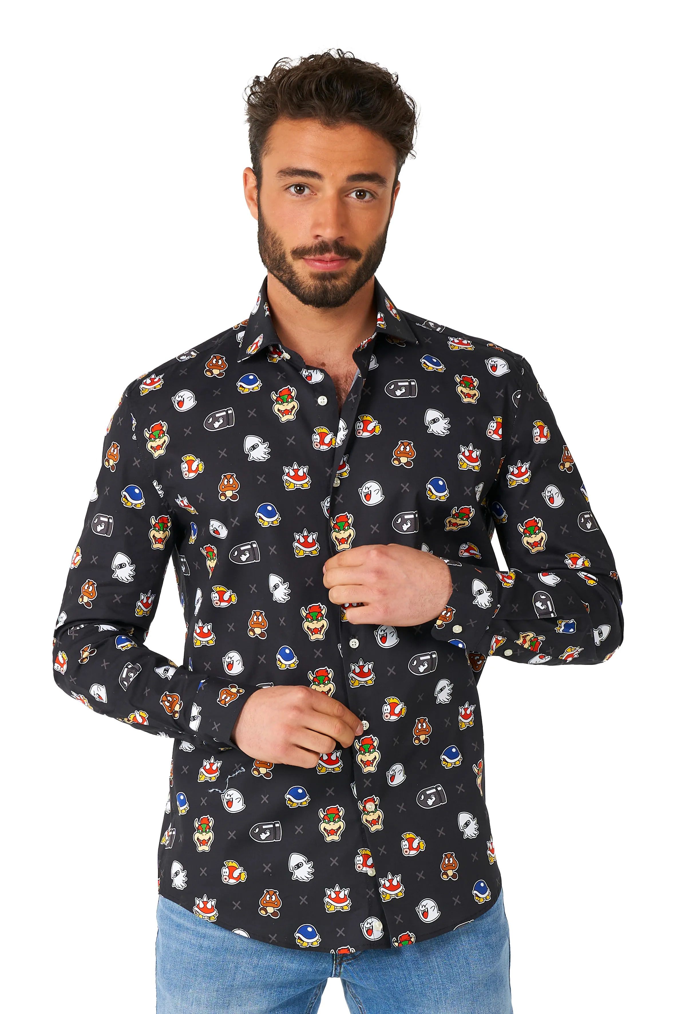 Super Mario Bad Guy Bluse Herren