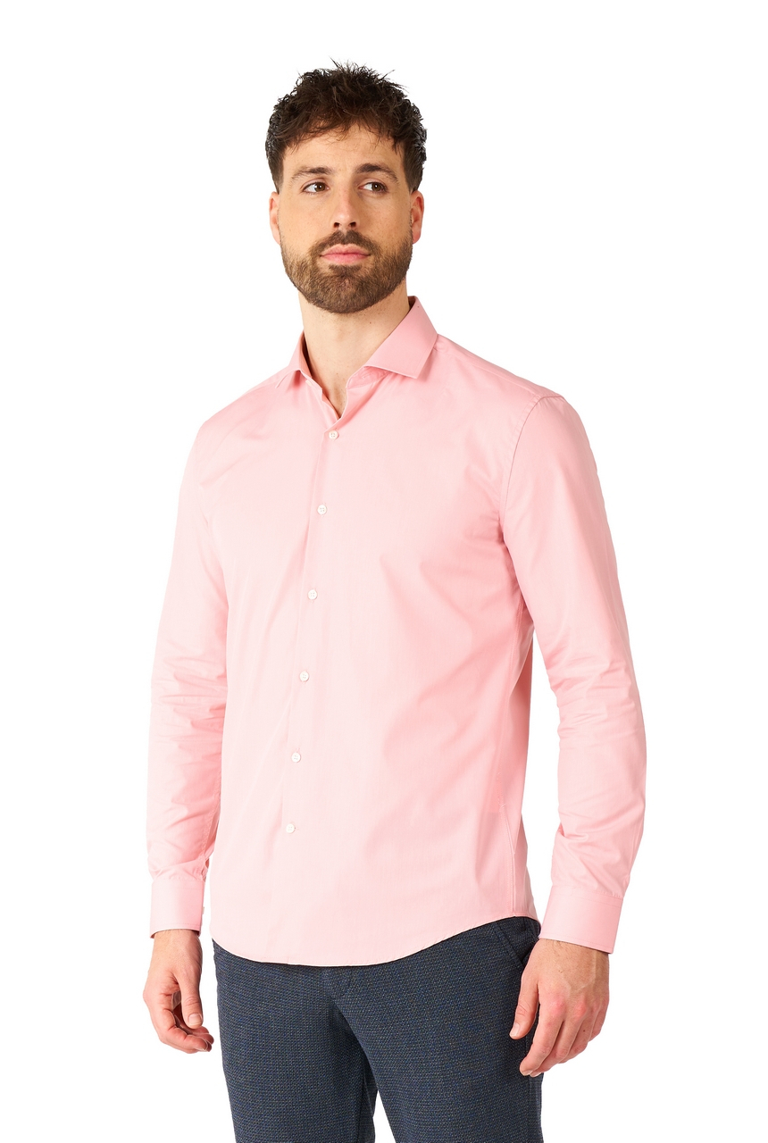 Roze Lush Blush Overhemd Herren