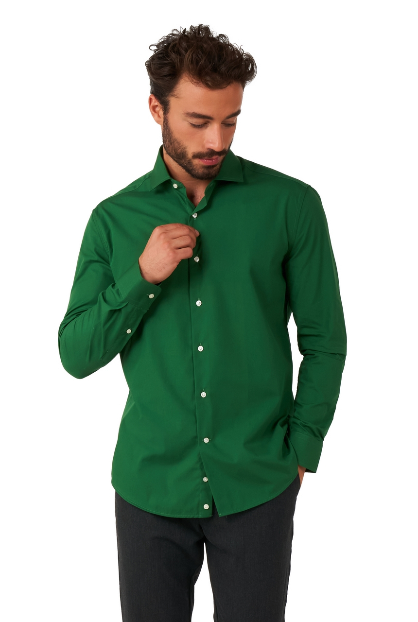 Glorious Green Overhemd Herren