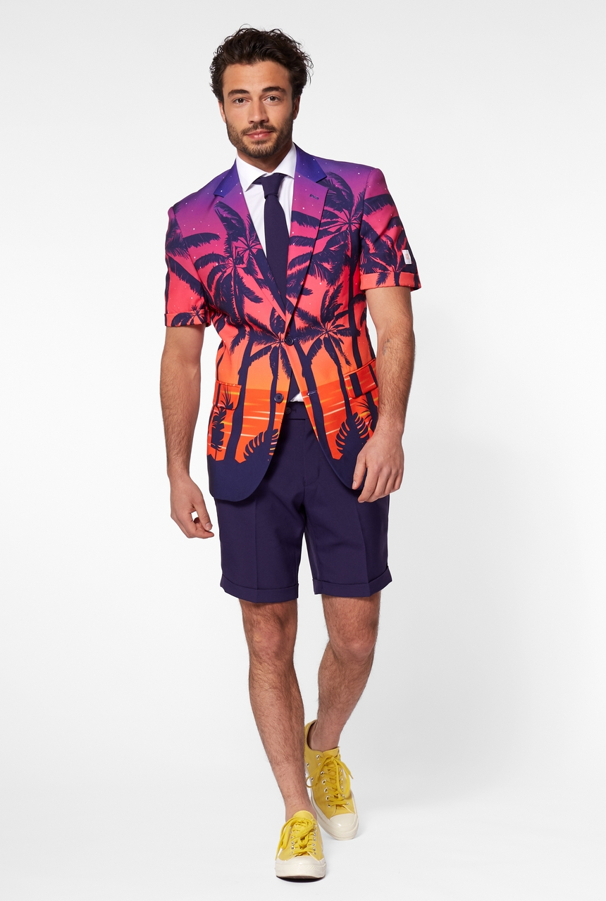 Sommer Suave Sunset Short Opposuit Herrenkostüm