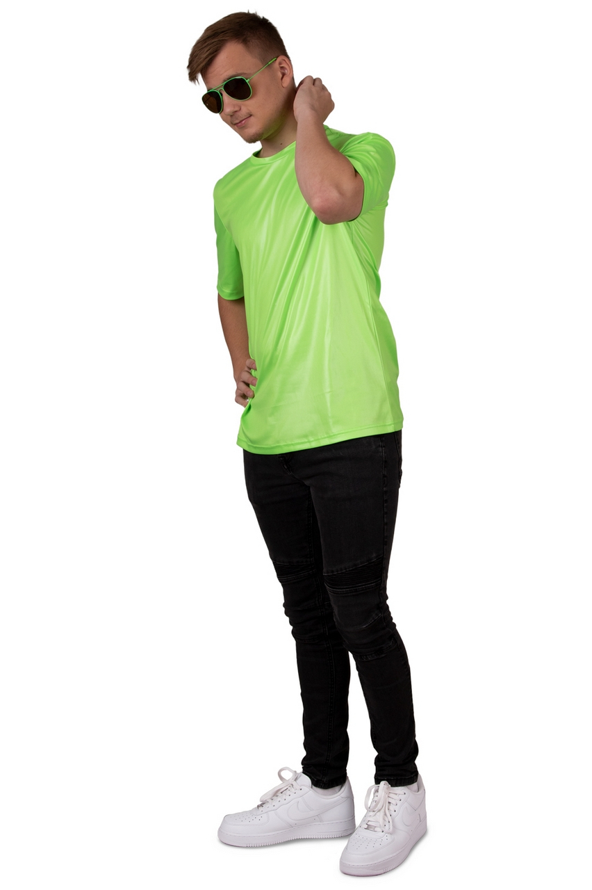 Ernest Disco Shirt Neon Groen Herren