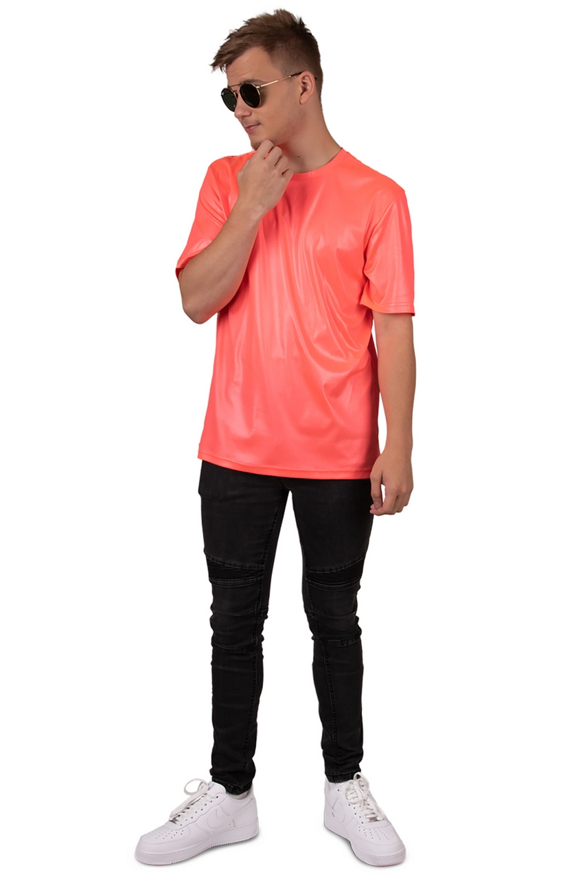 Gordon Disco Shirt Neon Pink Herren