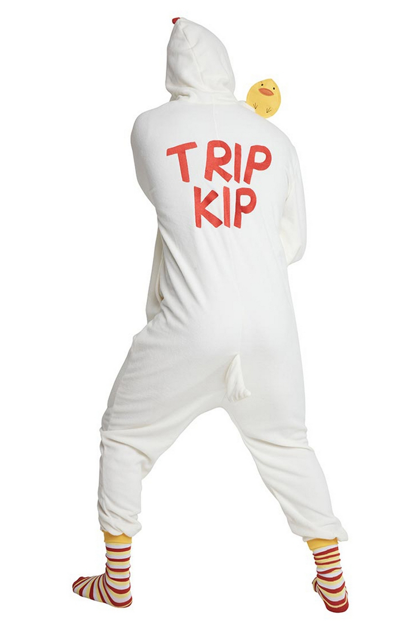 Trip Op De Wip Kip Unisex Kostüm