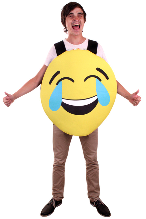 Emoticon Smiley Kostüm Lachen Unisex