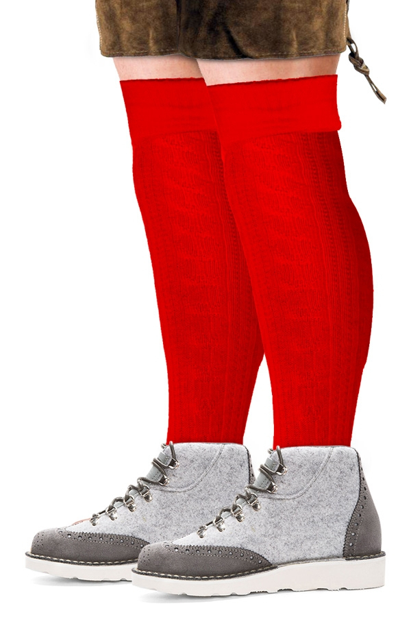 Tyrolische Socken Lange Rot 39-42