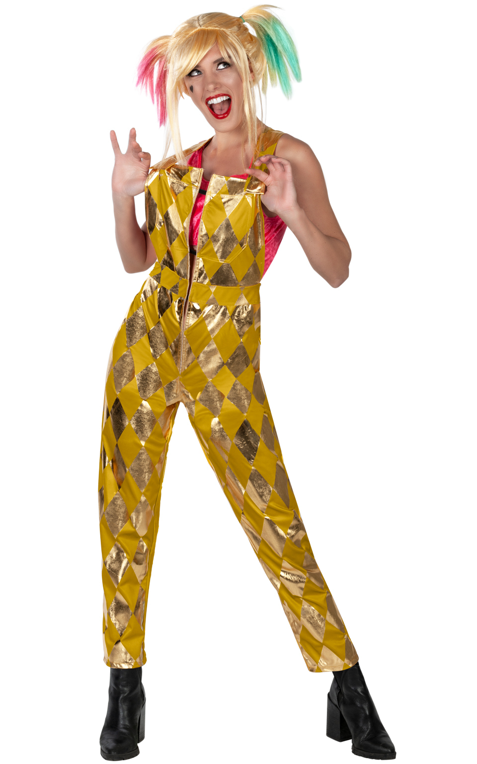 Harley Quinn Jumpsuit Damenkostüm