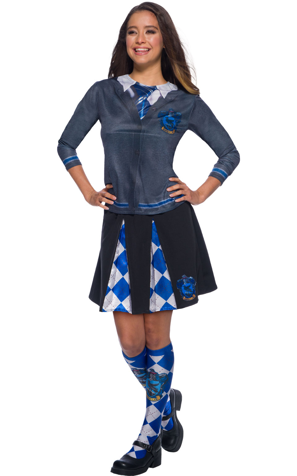 Ravenclaw Kostüm Top Damen