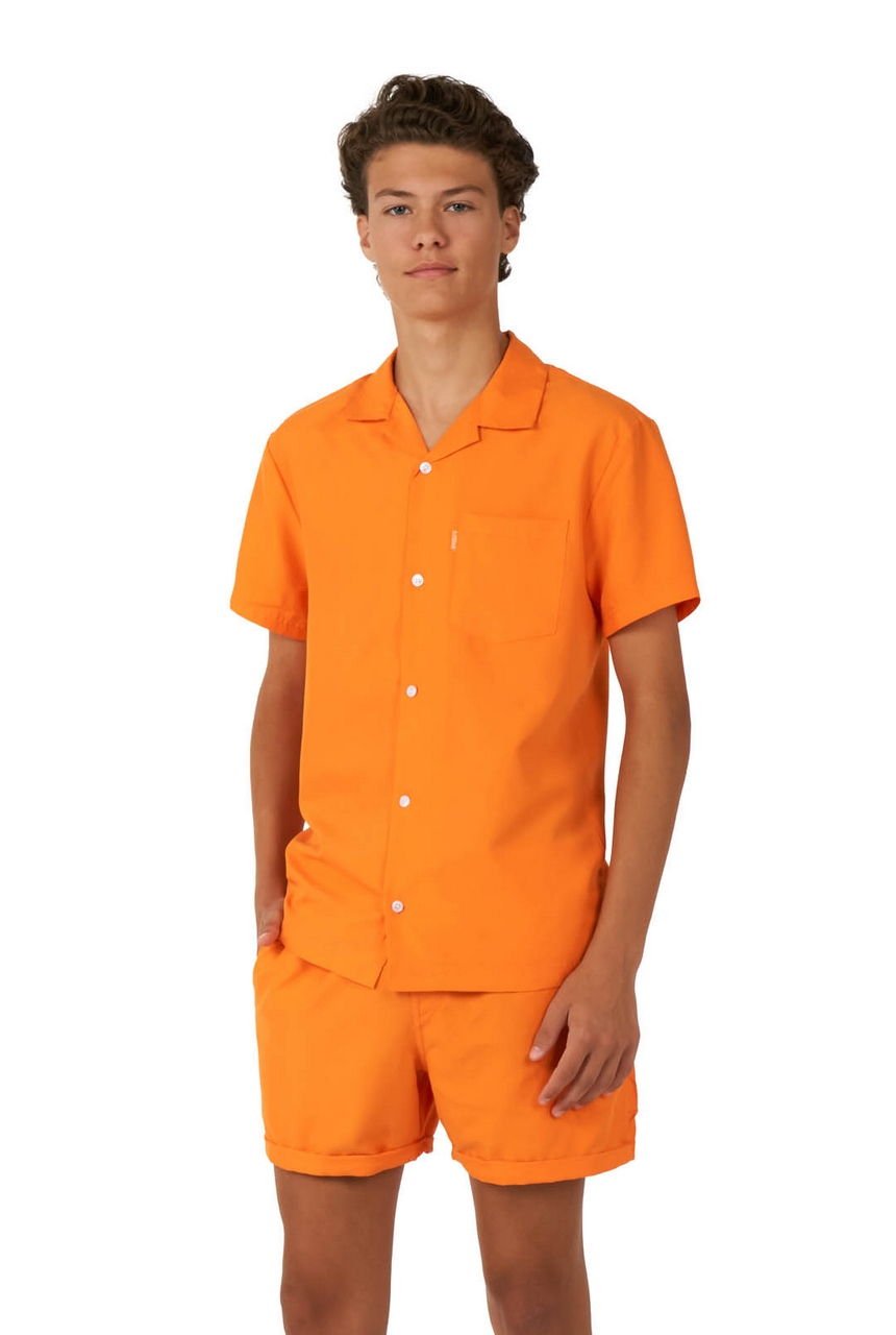 Come On Orange Zomer Tiener Kostüm für Jungen