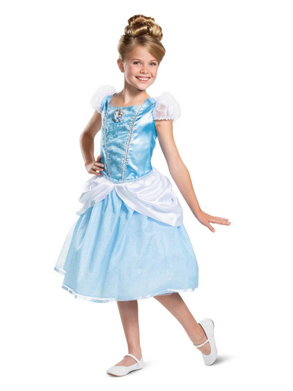 Prinzessin Disney Cinderella Deluxe Kostüm für Mädchen