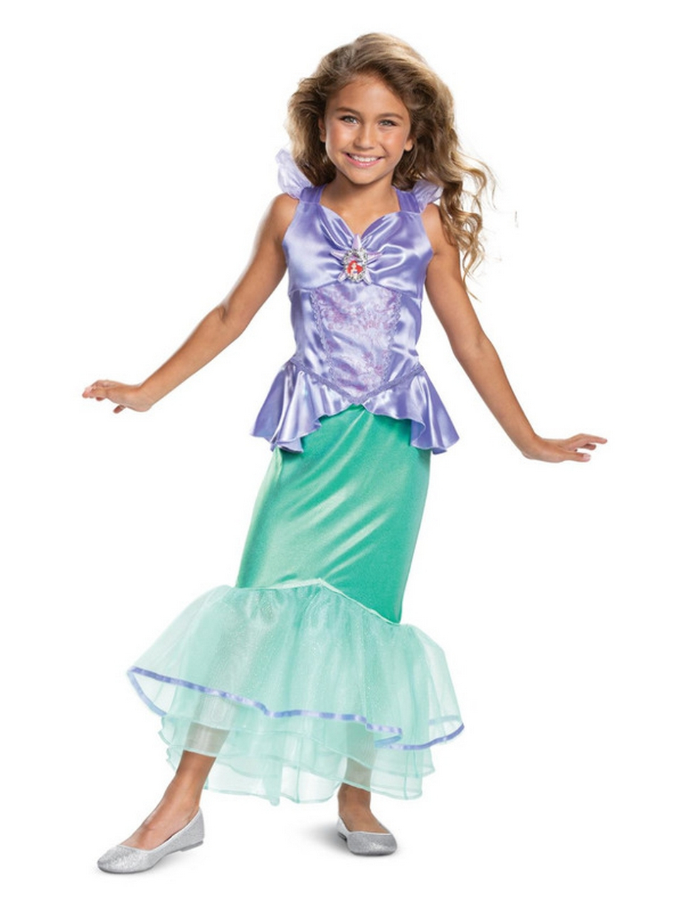 Schöne Disney Little Mermaid Ariel Deluxe Kostüm für Mädchen