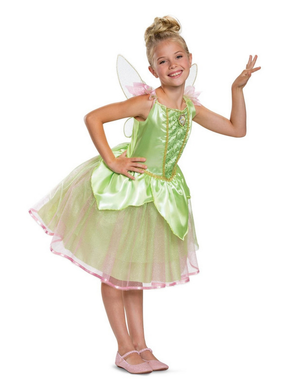 Disney Tinker Bell Deluxe Groene Gebühr Kostüm für Mädchen