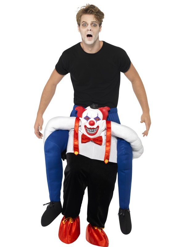 Auf Dem Rücken Eines Horrorclowns Herrenkostüm