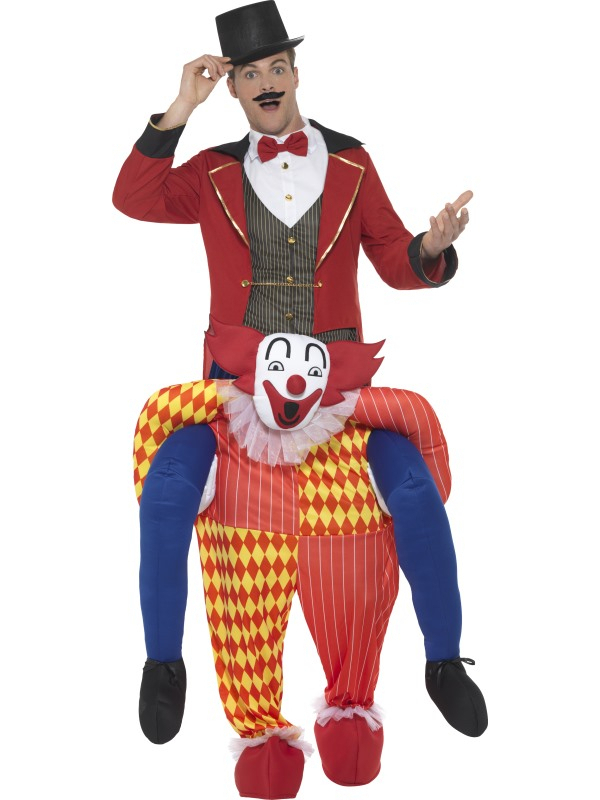 Der Clown Trägt Den Show Circus Director Herrenkostüm