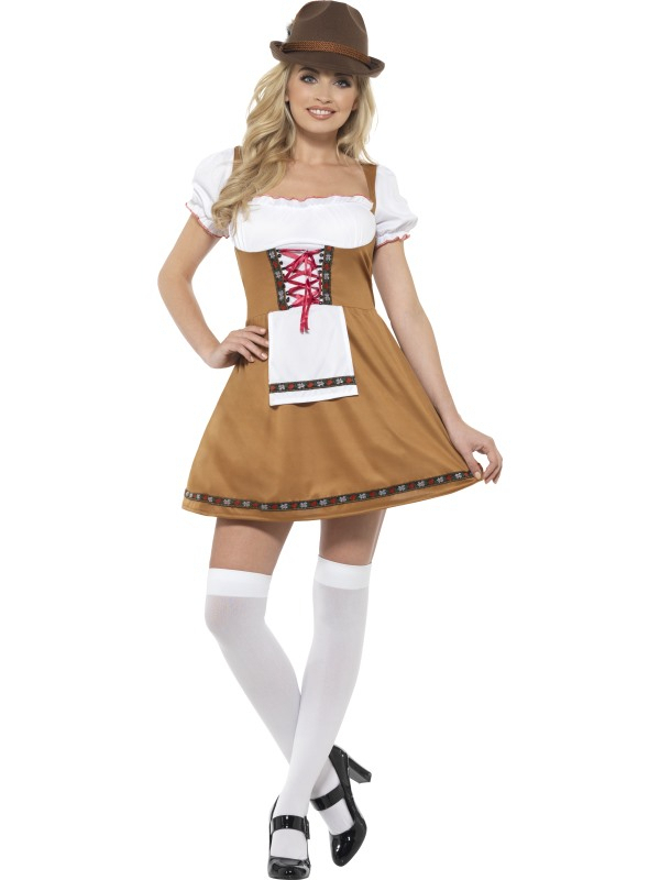 Bayerisches Brown Oktoberfest Damenkostüm