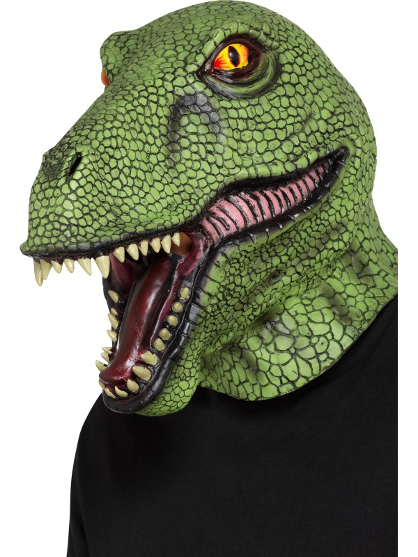 Latexmaske Jurassic Dinosaurus