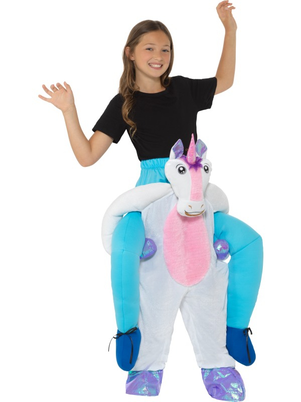 Mit Einem Magischen Einhorn Fahren Kostüm für Kinder