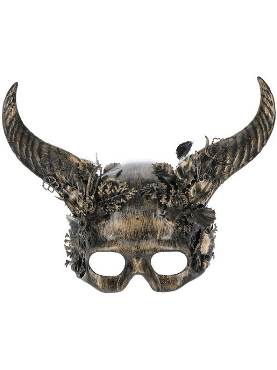 Deluxe Devils Steampunk Mask Gold