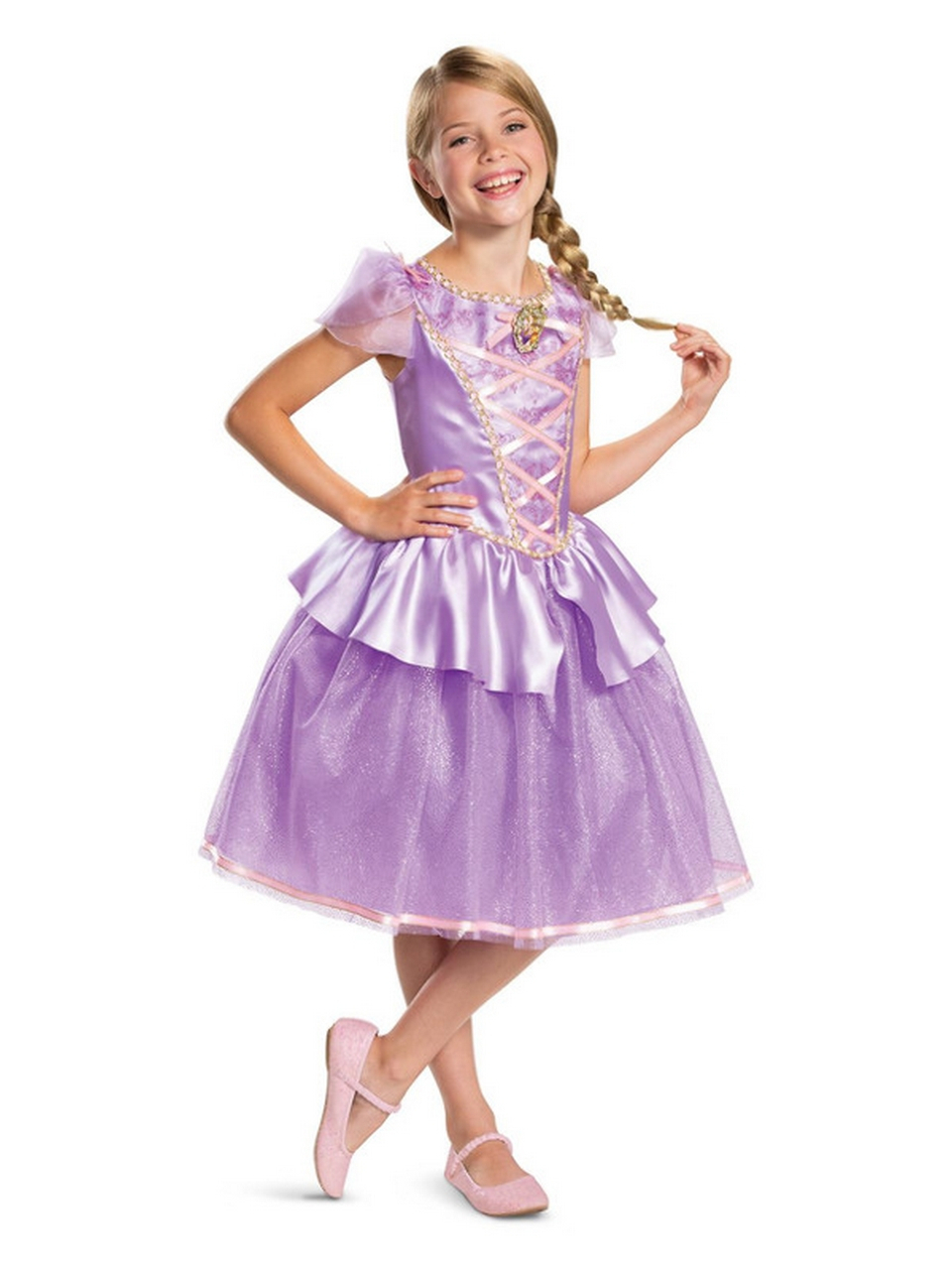 Prinzessin Disney Rapunzel Deluxe Kostüm für Mädchen