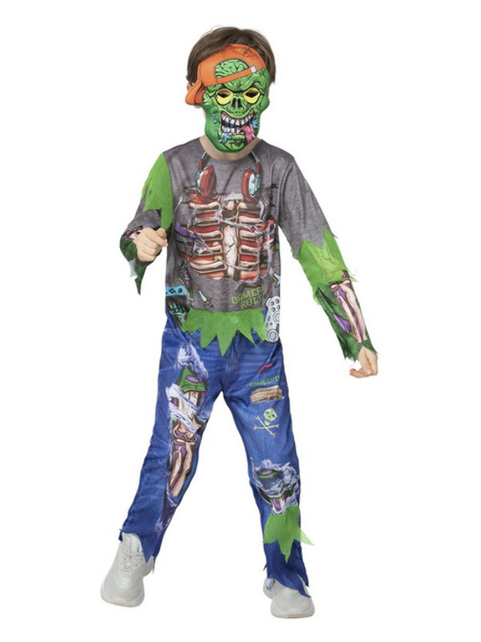 Cool Zu Lang Gaming Zombie Kostüm für Kinder