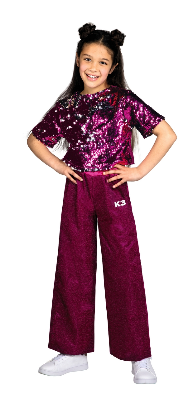 K3 Glitteroutfit Roze Kostüm für Mädchen