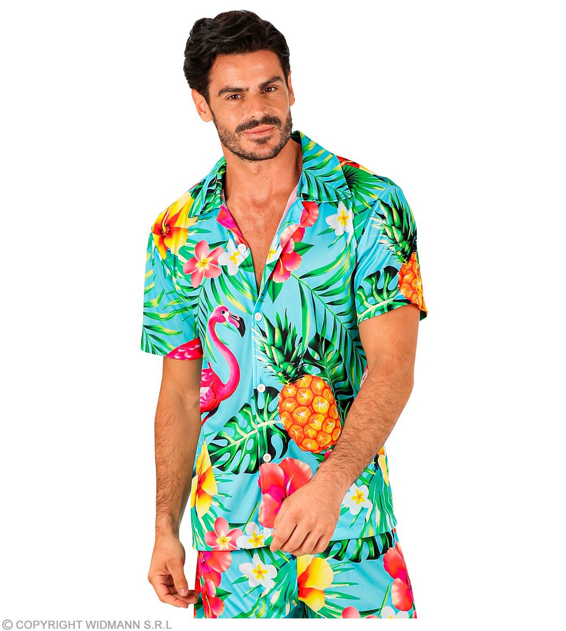 Flamin Go Tropical Party Shirt Herren